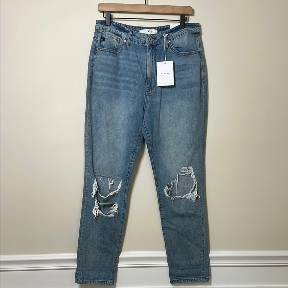 KanCan Women’s Relaxed Blue Jeans Size 28 (9) New With Tags